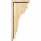 Ekena Millwork Pescadero Rough Sawn Corbel w/Backplate, Douglas Fir, 6"W x 10"D x 22"H COR06X10X22PEC01RDF - alternate 4